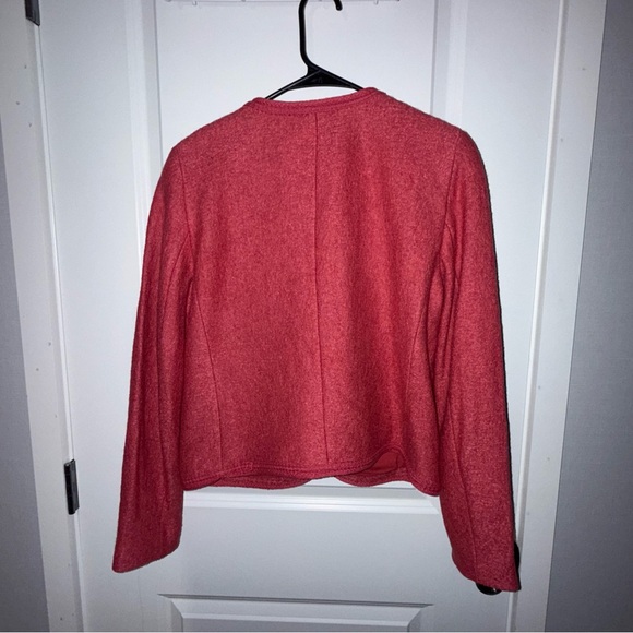 Talbots Women's Coral Blazer with Gold Buttons - Picture 9 of 11